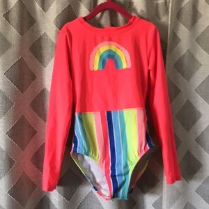 Cat & Jack long sleeve girls swimsuit one piece
